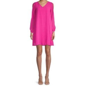 TASH+SOPHIE Pink Cutout A-Line Dress Pink Size M EUC